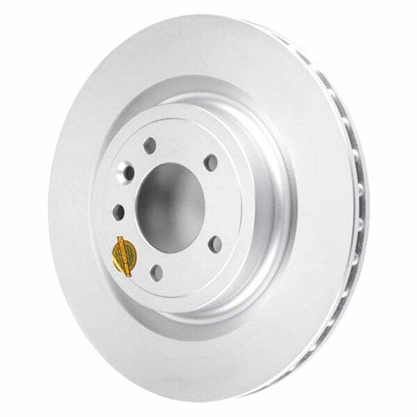 Power Stop 2017 Land Rover Discovery Rear Evolution High Carbon Geomet Coated Rotor - EBR1496EVC