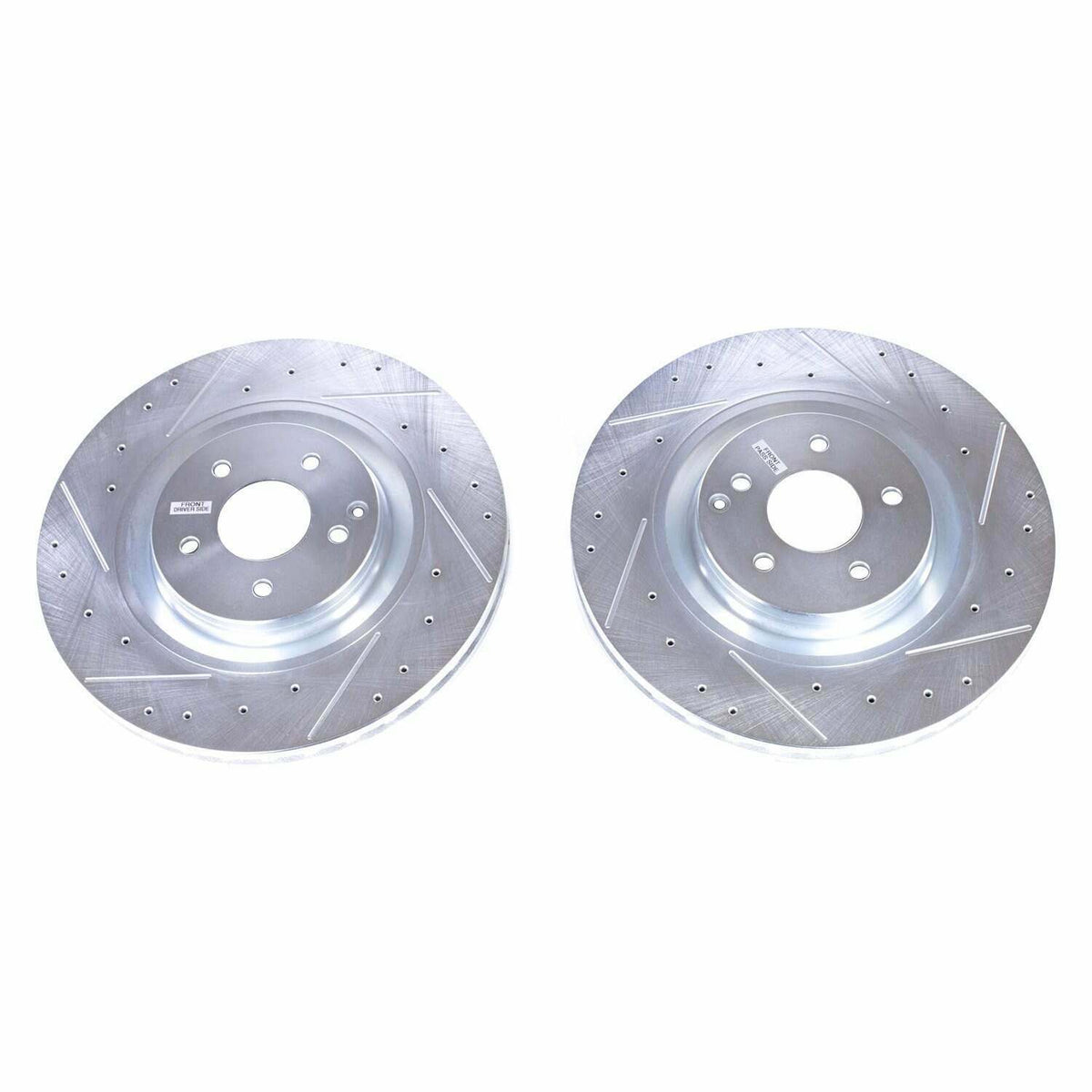 Power Stop 03-06 Mercedes-Benz CLK500 Front Evolution Drilled & Slotted Rotors - Pair - EBR1630XPR