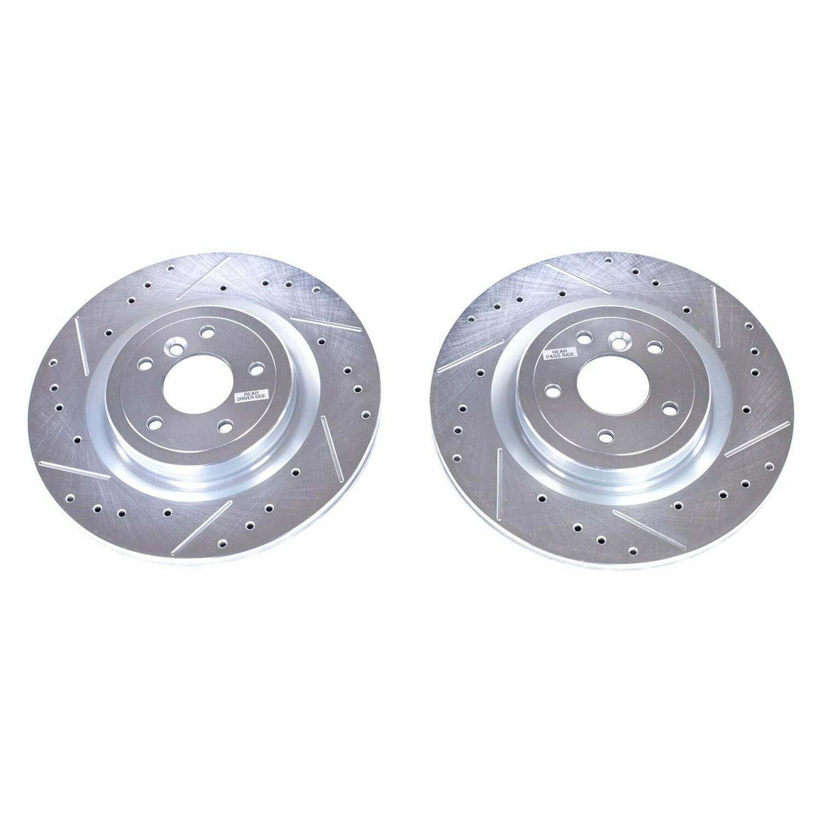 Power Stop 16-18 Jaguar XE Rear Evolution Drilled & Slotted Rotors - Pair - EBR1634XPR