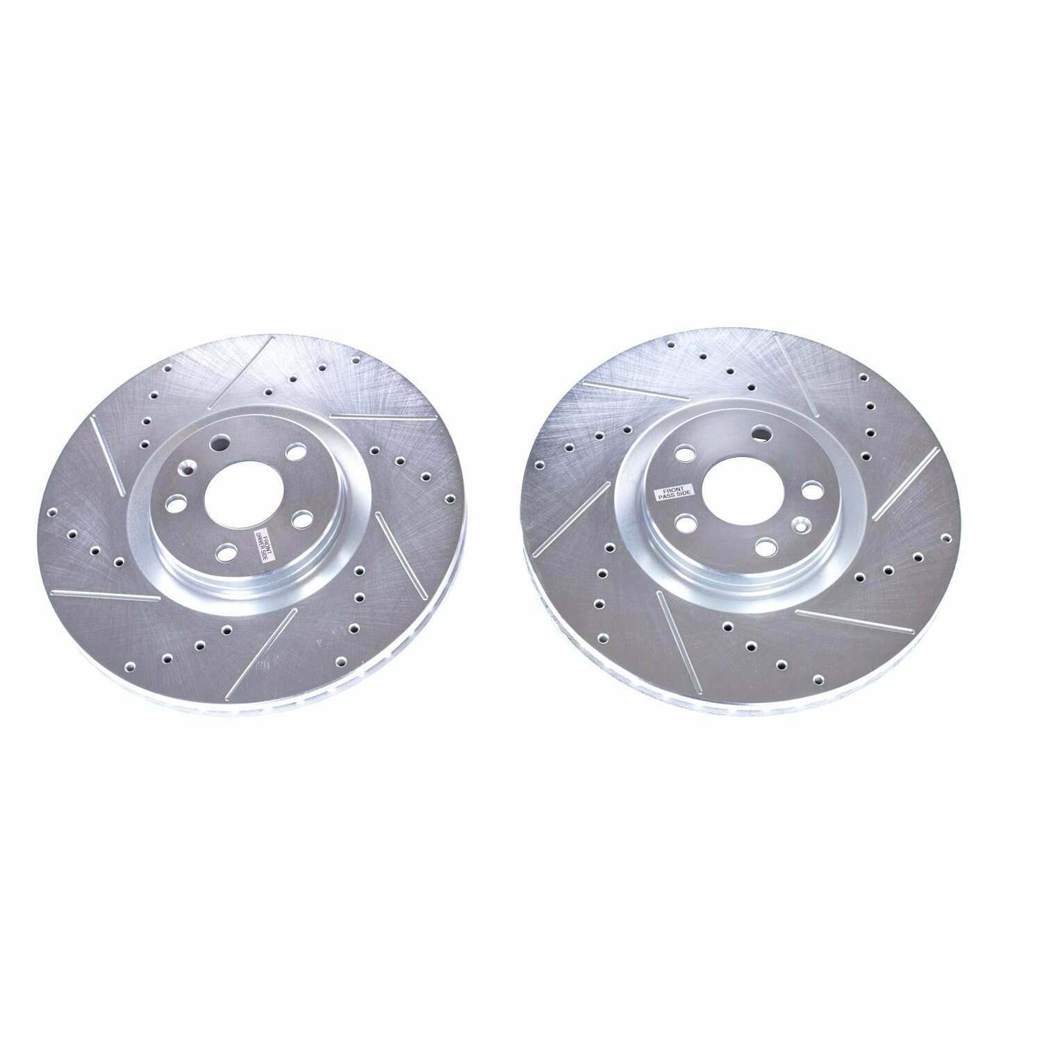 Power Stop 16-18 Volvo S90 Front Evolution Drilled & Slotted Rotors - Pair - EBR1642XPR