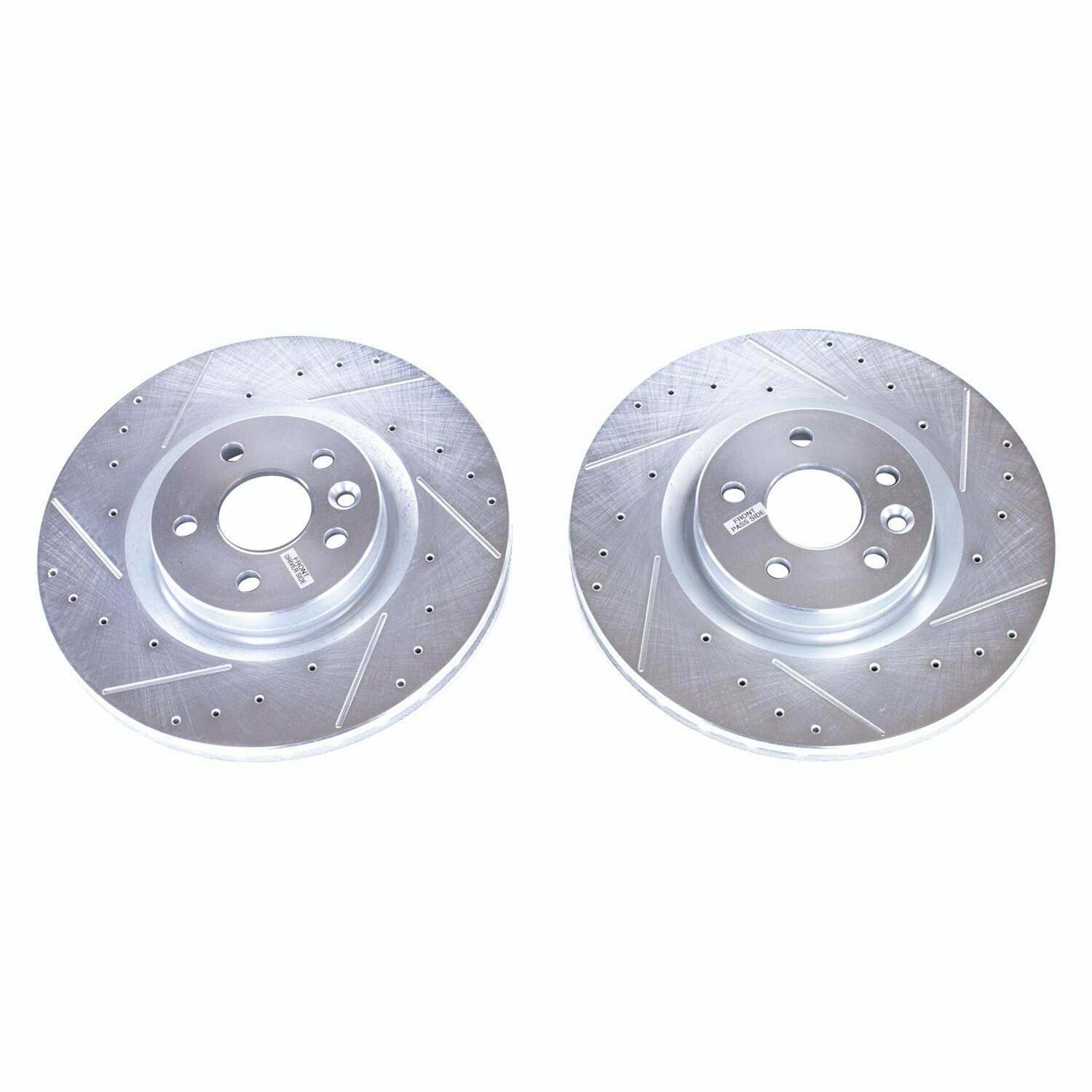 Power Stop 2018 Jaguar E-Pace Front Evolution Drilled & Slotted Rotors - Pair - EBR1653XPR