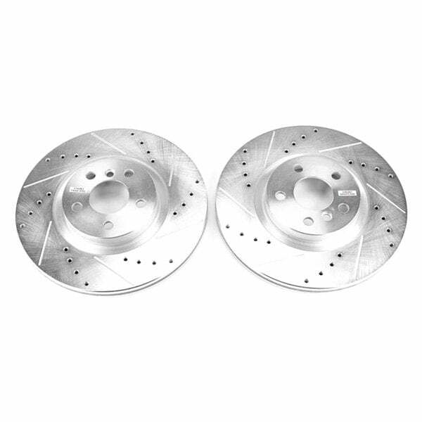 Power Stop 16-18 BMW X1 Front Evolution Drilled & Slotted Rotors - Pair - EBR1656XPR