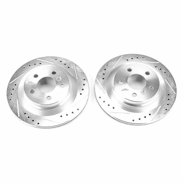 Power Stop 16-18 BMW X1 Rear Evolution Drilled & Slotted Rotors - Pair - EBR1657XPR