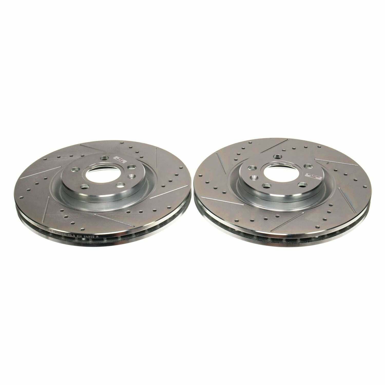 Power Stop 18-21 Volvo XC60 Front Drilled & Slotted Rotor (Pair) - EBR1699XPR