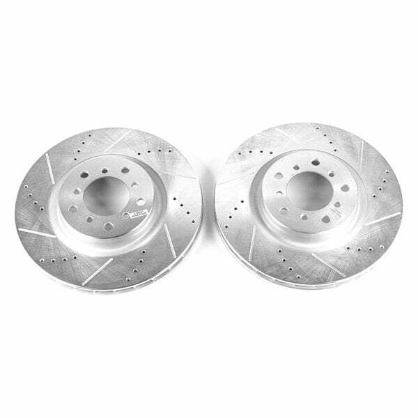 Power Stop 01-06 BMW M3 Front Evolution Drilled & Slotted Rotors - Pair - EBR664XPR