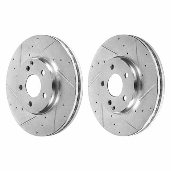 Power Stop 04-05 Mercedes-Benz E320 Front Evolution Drilled & Slotted Rotors - Pair - EBR684XPR