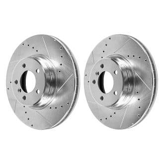 Power Stop 03-05 Land Rover Range Rover Front Evolution Drilled & Slotted Rotors - Pair - EBR695XPR