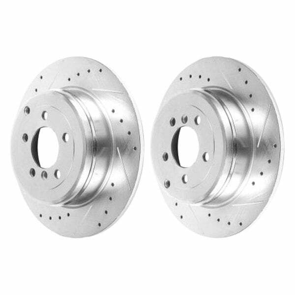 Power Stop 03-05 Land Rover Range Rover Rear Evolution Drilled & Slotted Rotors - Pair - EBR696XPR