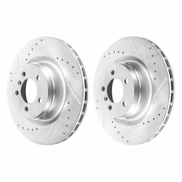 Power Stop 06-12 Land Rover Range Rover Front Evolution Drilled & Slotted Rotors - Pair - EBR815XPR