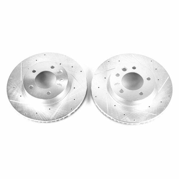 Power Stop 04-06 Porsche Cayenne Front Evolution Drilled & Slotted Rotors - Pair - EBR820XPR