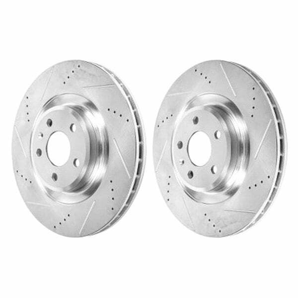 Power Stop 10-11 Audi S4 Front Evolution Drilled & Slotted Rotors - Pair - EBR839XPR