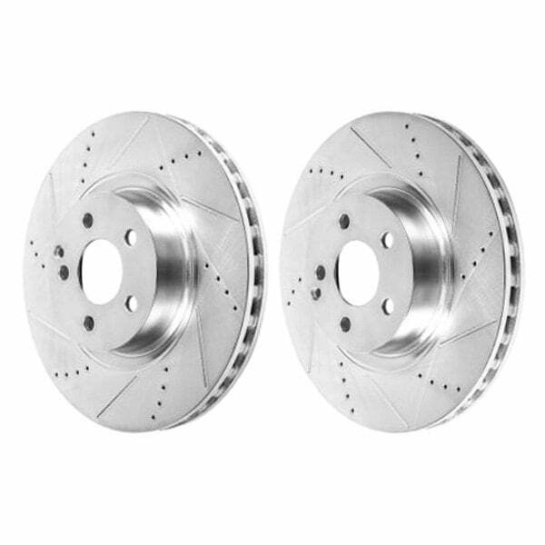 Power Stop 07-08 Mercedes-Benz CL550 Front Evolution Drilled & Slotted Rotors - Pair - EBR869XPR