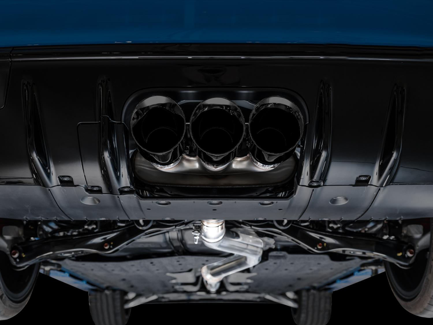 AWE Touring Edition for FL5 CTR - Triple Diamond Black Tips - 3015-53287