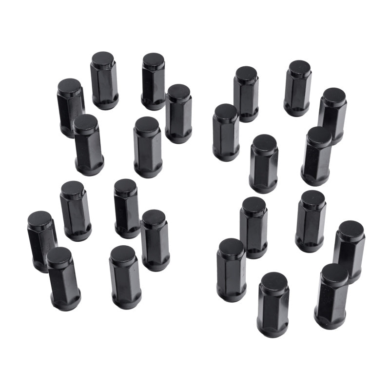 Rugged Ridge Wheel Lug Nut Set Of 24 Black M14-1.5 - 16715.32