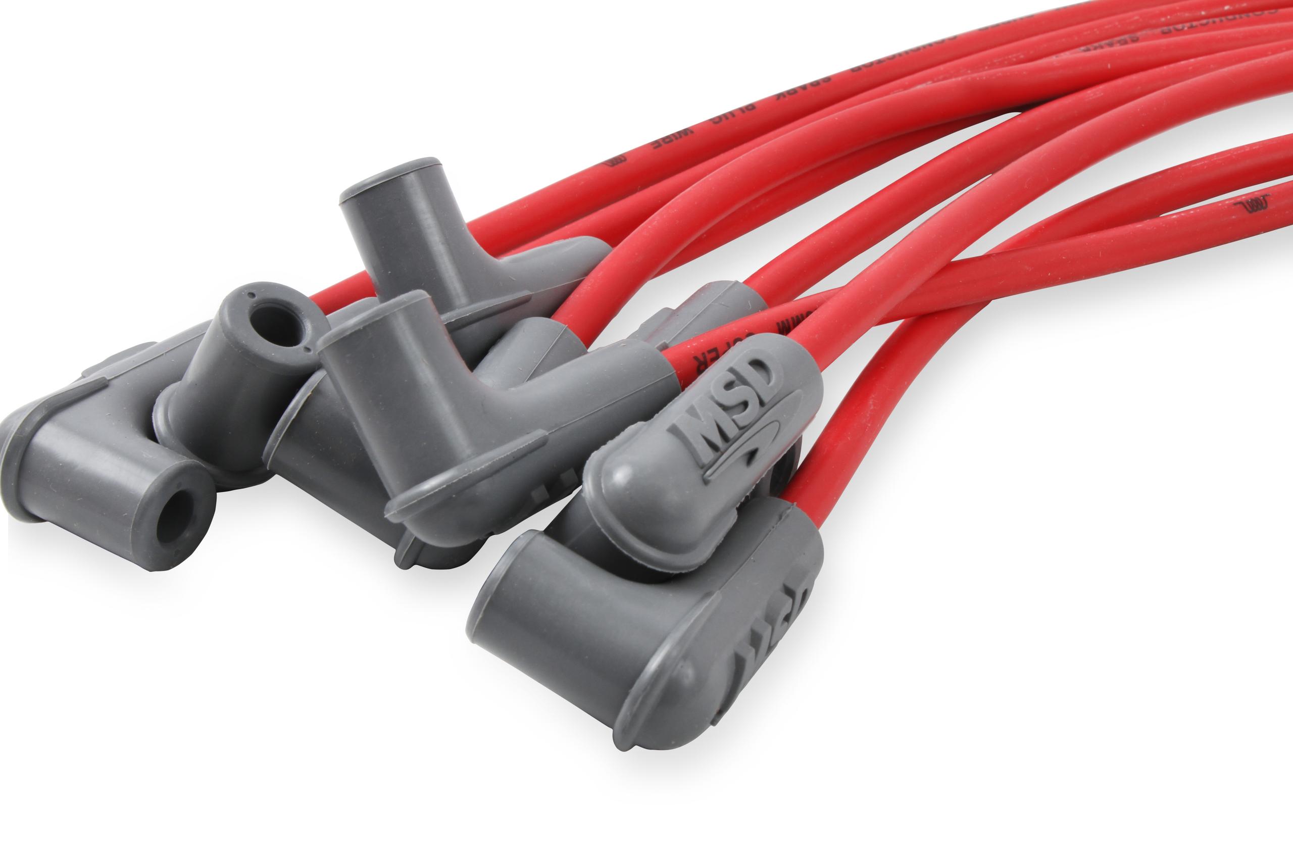 Msd 35599 Wire Set, Super Conductor, Small Block Chevy With Hei Cap