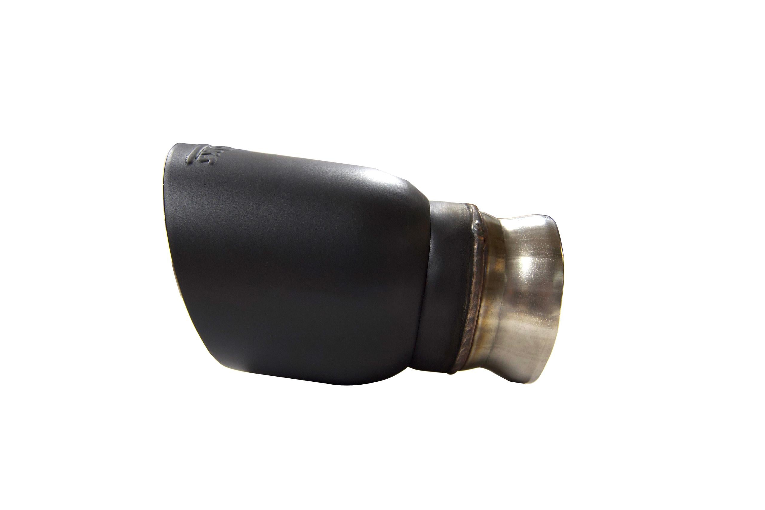 Kooks 2-3/4"(OEM) Black Tip For Charger/Durango with Round OEM Clamp On Tips - 31524T10