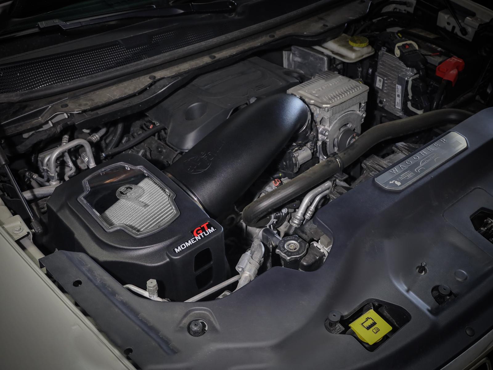 AFE Momentum GT Cold Air intake System - Pro DRY S Filter (2022-2023 Jeep Wagoneer (WS) V8-5.7L) - 50-70106D