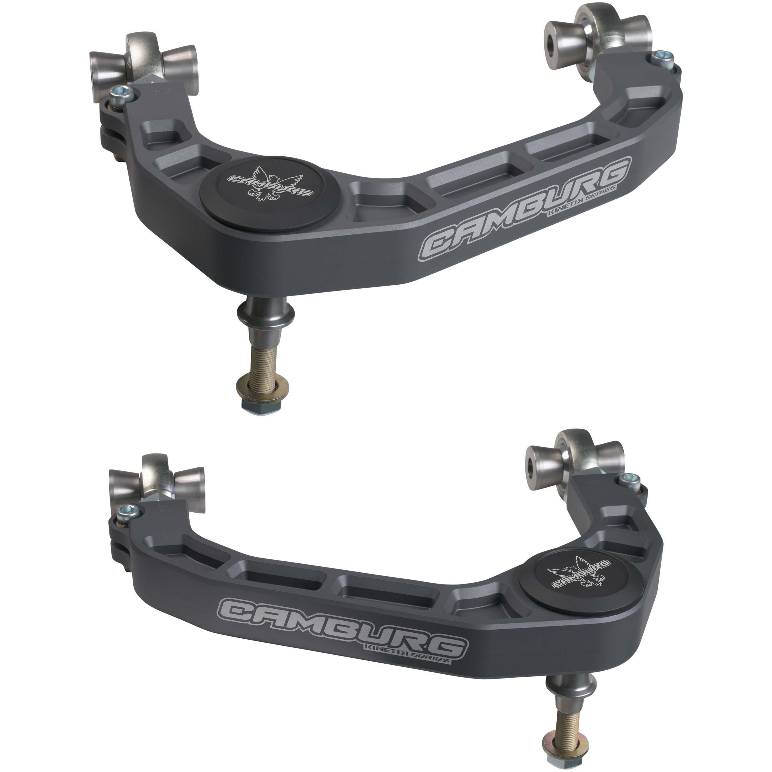 Camburg Kinetik V2 Performance Billet Uniball Upper Arms (2004-2020 Ford F-150) - CAM-110230-GRY