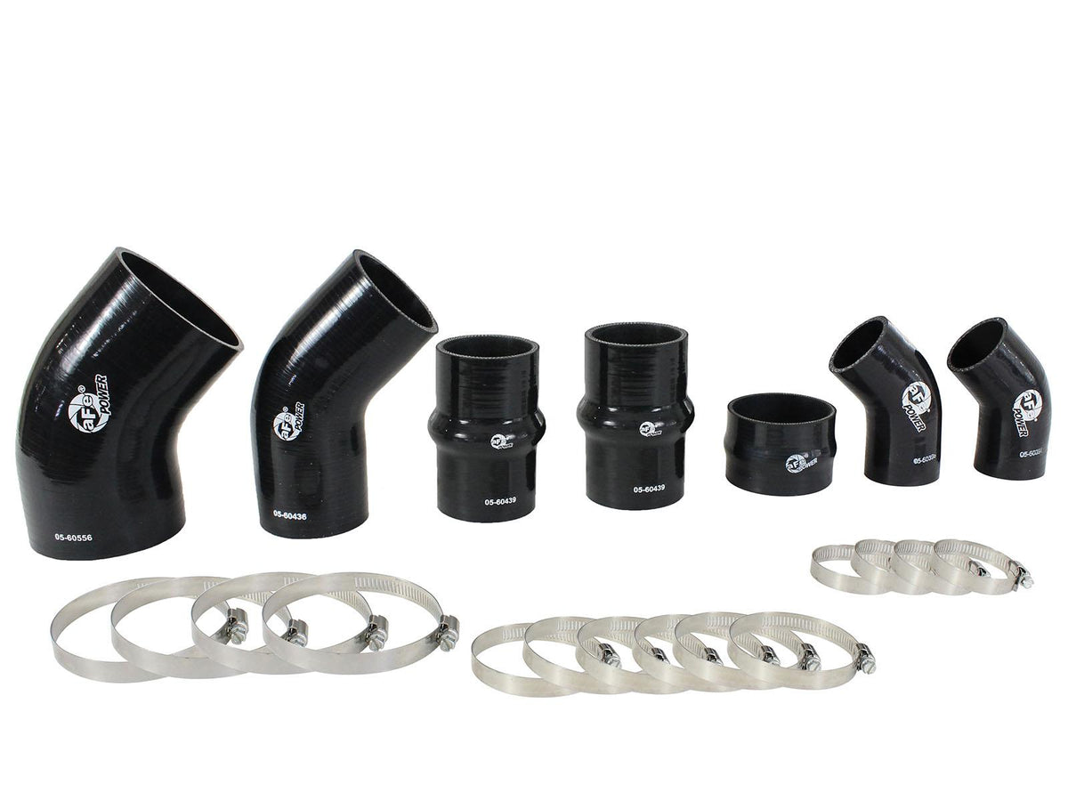 AFE BladeRunner Intercooler Couplings & Clamps Kit; aFe Tubes Only (2015-2016 F-150) - 46-20210A