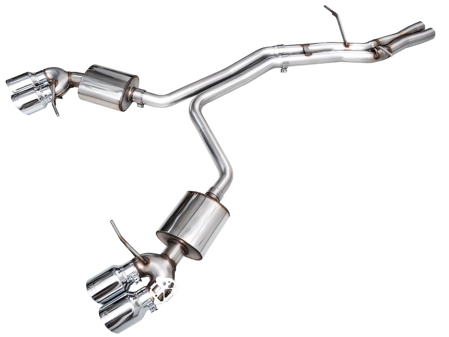 AWE Touring Edition Exhaust for '19-'21 Porsche Macan 3.0T/2.9TT - Chrome Silver - 3015-42951