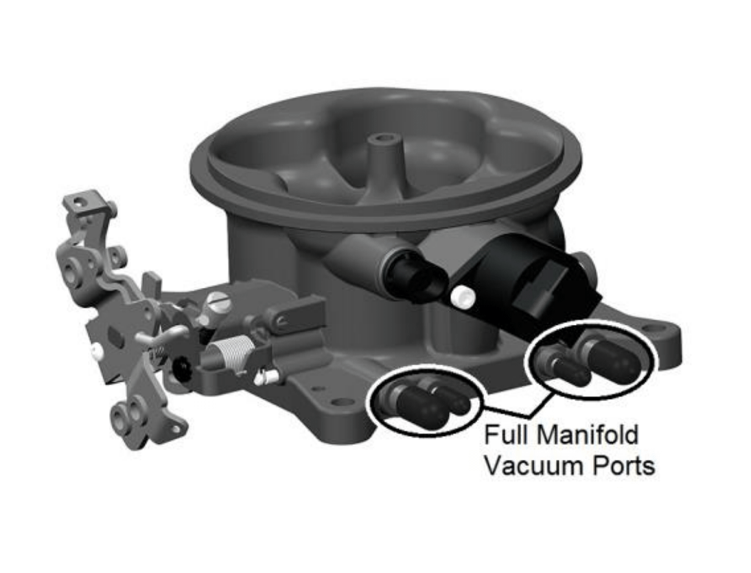 Holley Efi 112-587 Mpfi Throttle Body -  Hard Core Gray
