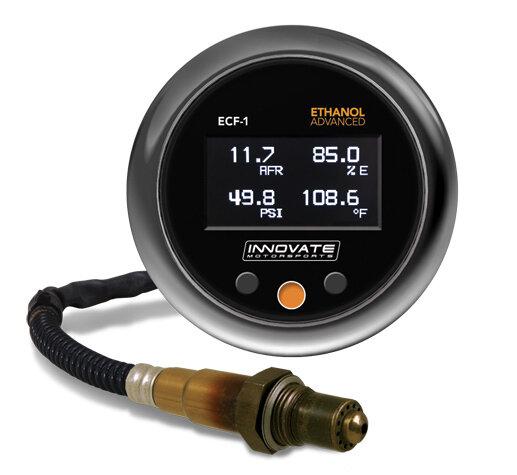 Innovate Motorsports ECF-1: (FUEL) Ethanol Content & Air/Fuel Ratio Gauge (Complete Kit)