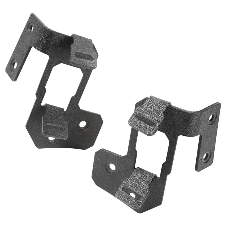 Rugged Ridge Light Mount A Pillar Textured Black; 07-18 Jeep Wrangler Jk - 11232.31