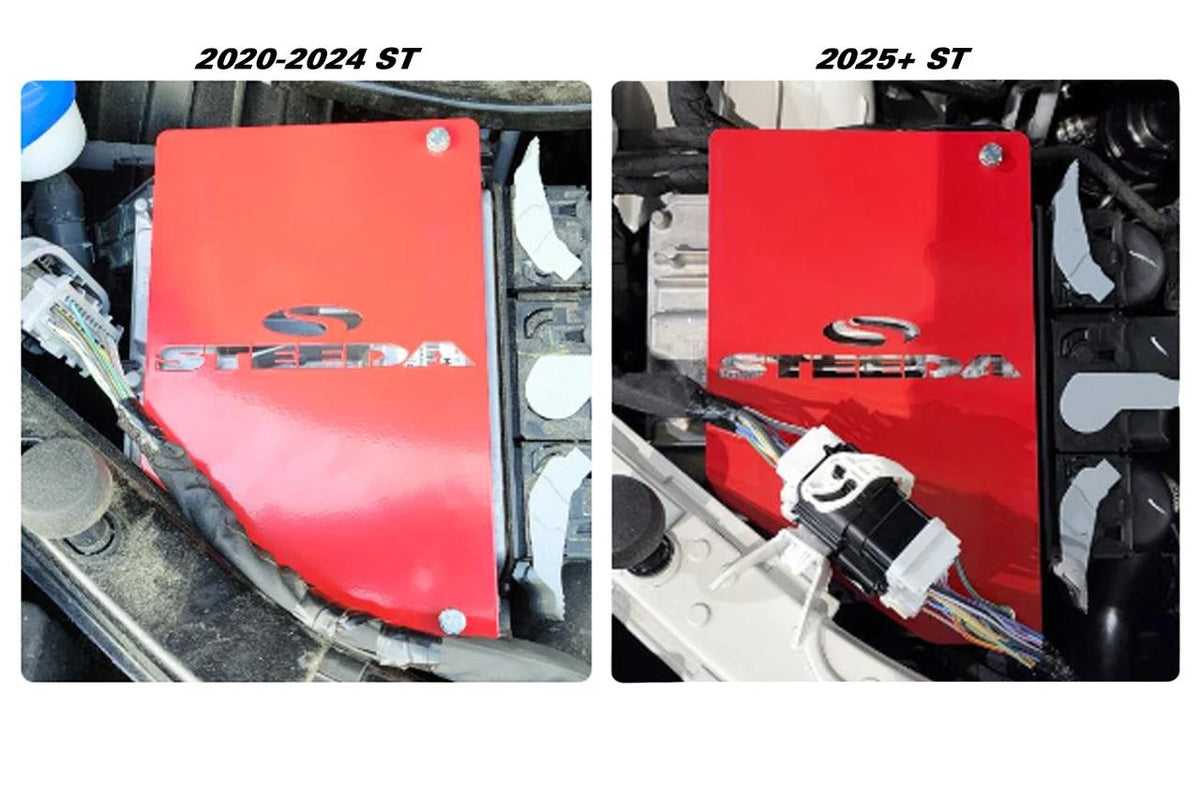Steeda ECU Cover - Red (2020-2024 Explorer) - 555-0683