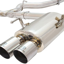 AFE Takeda 3 IN to 2-1/4 IN 304 Stainless Steel Cat-Back Exhaust w/ Polished Tip (2015-2020 WRX, WRX STI) - 49-36801-P