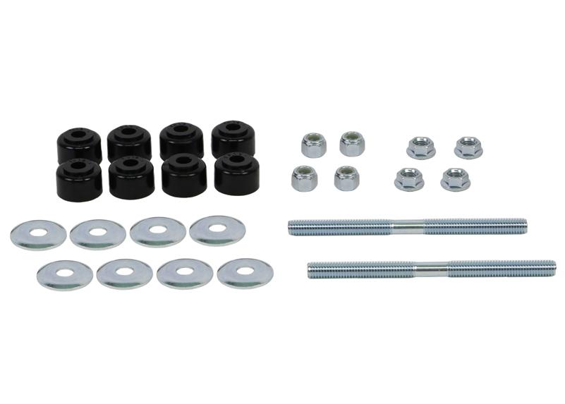 Whiteline Performance Universal Sway Bar Link Set 140mm Threaded Rod with Bushings and Hardware Whiteline - W21806S