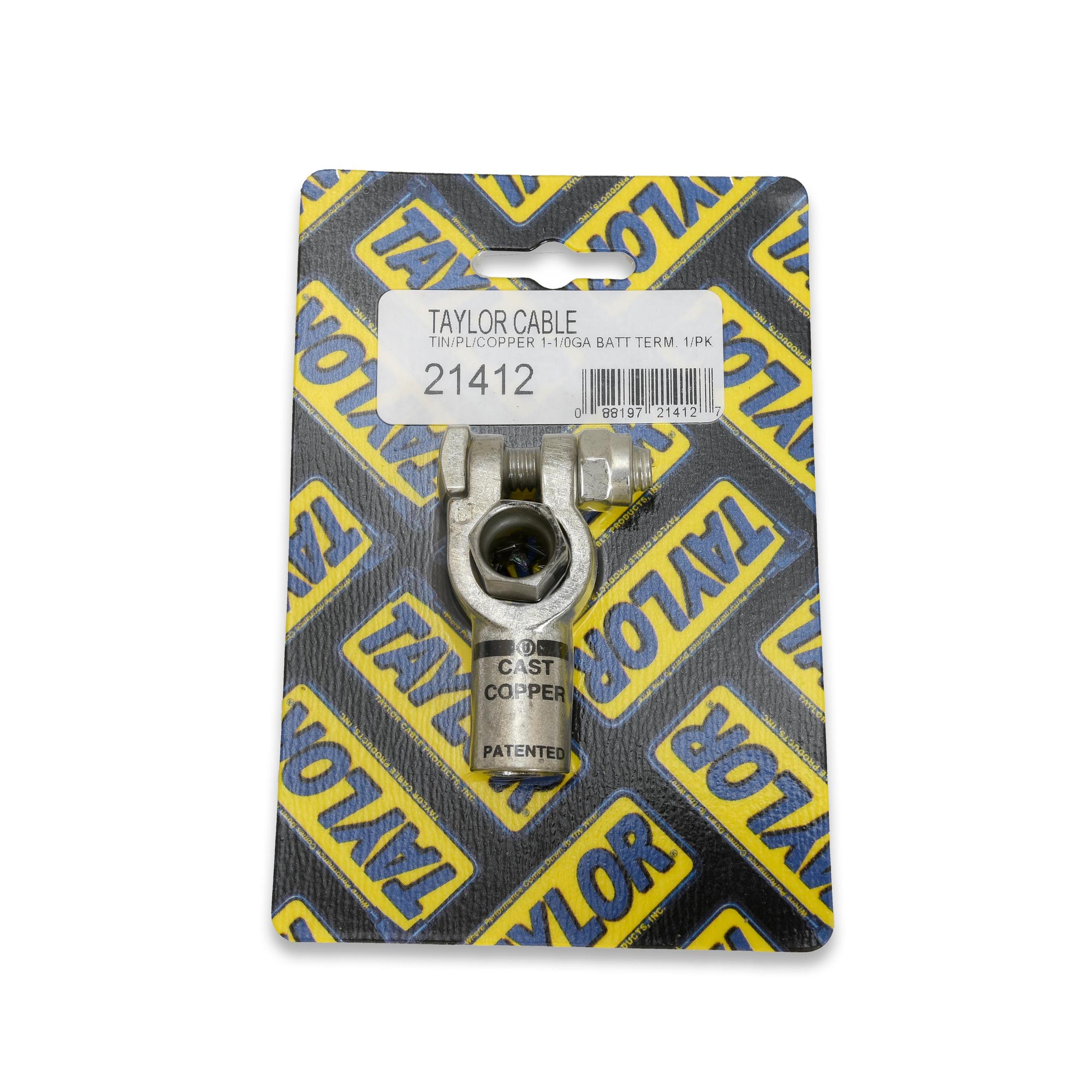 TAYLOR CABLE Brass 1-1/0ga Battery Term.  - 21412