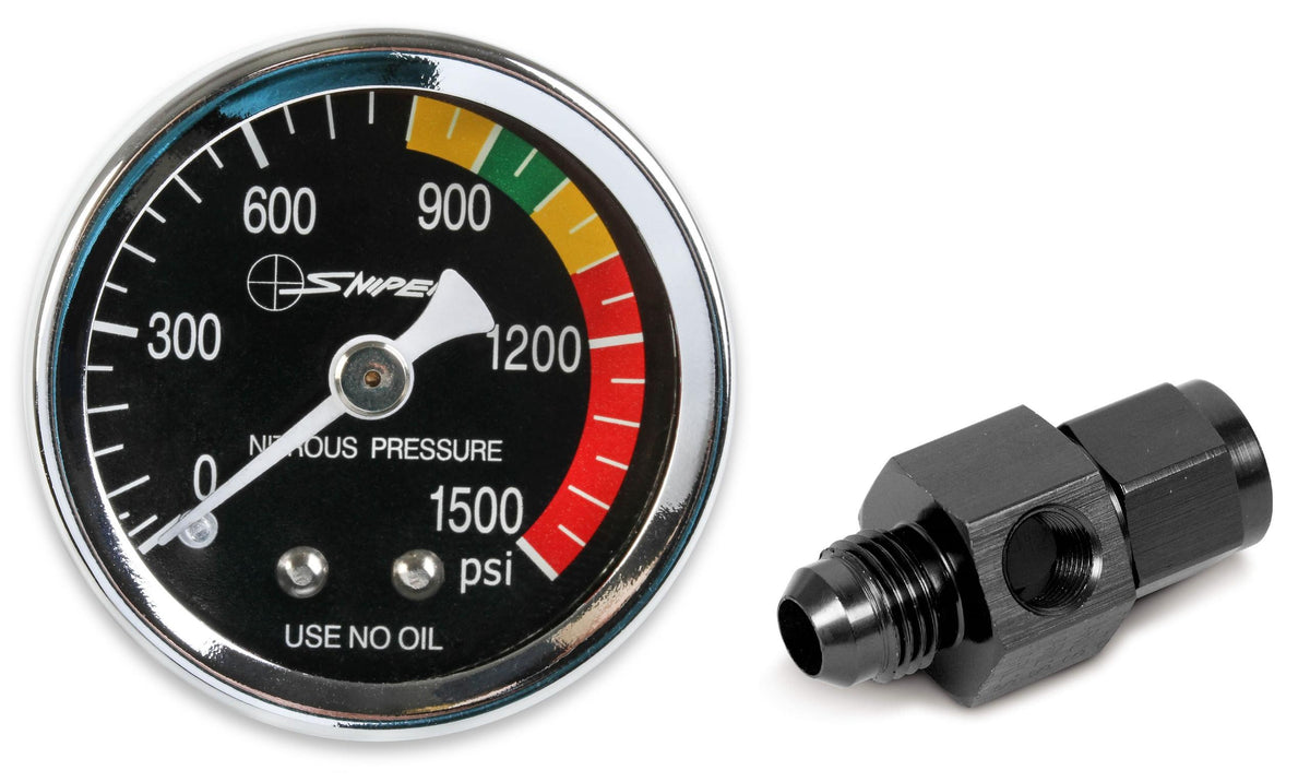 Holley Analog Style Nitrous Pressure Gauge - 15952NOS