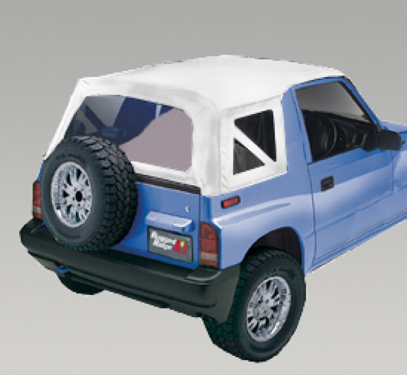 Rugged Ridge Xhd Soft Top White Denim Clear Windows; 95-98 Suzuki Sidekicks - 53723.52