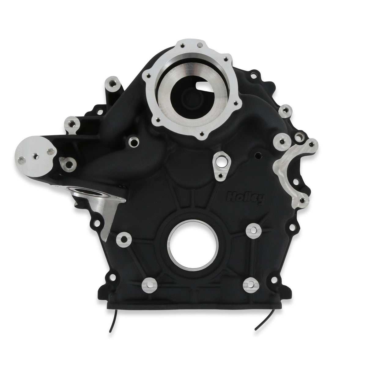 Holley Timing Cover - Ford 7.3L Godzilla - Black - 97-417