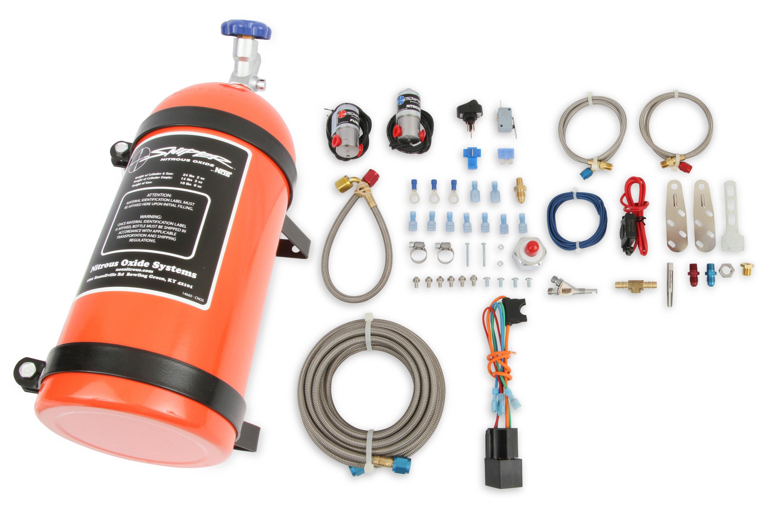 NOS  Sniper Single Fogger Wet Nitrous System - Multi-Fit. - 07005NOS