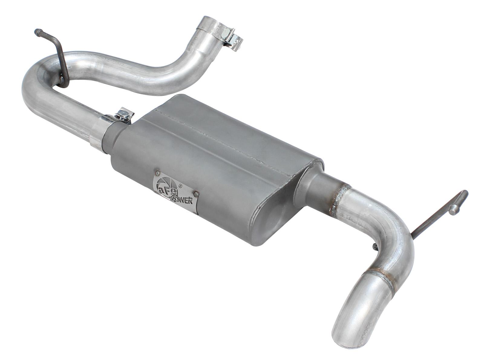 AFE Scorpion 2-1/2 IN Aluminized Steel Axle-Back Hi-Tuck Exhaust System - 49-08046