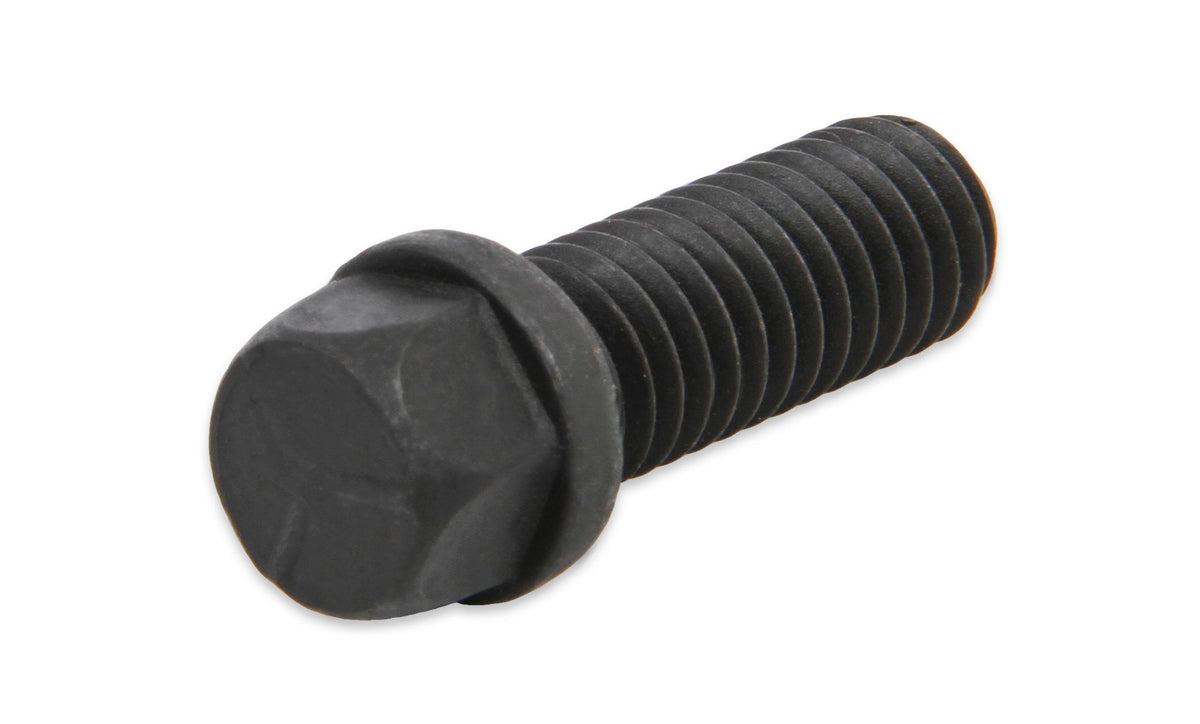 Mr. Gasket Header Bolts -3/8-16 x 1 Inch Hex Head - Black Oxide.  - 917