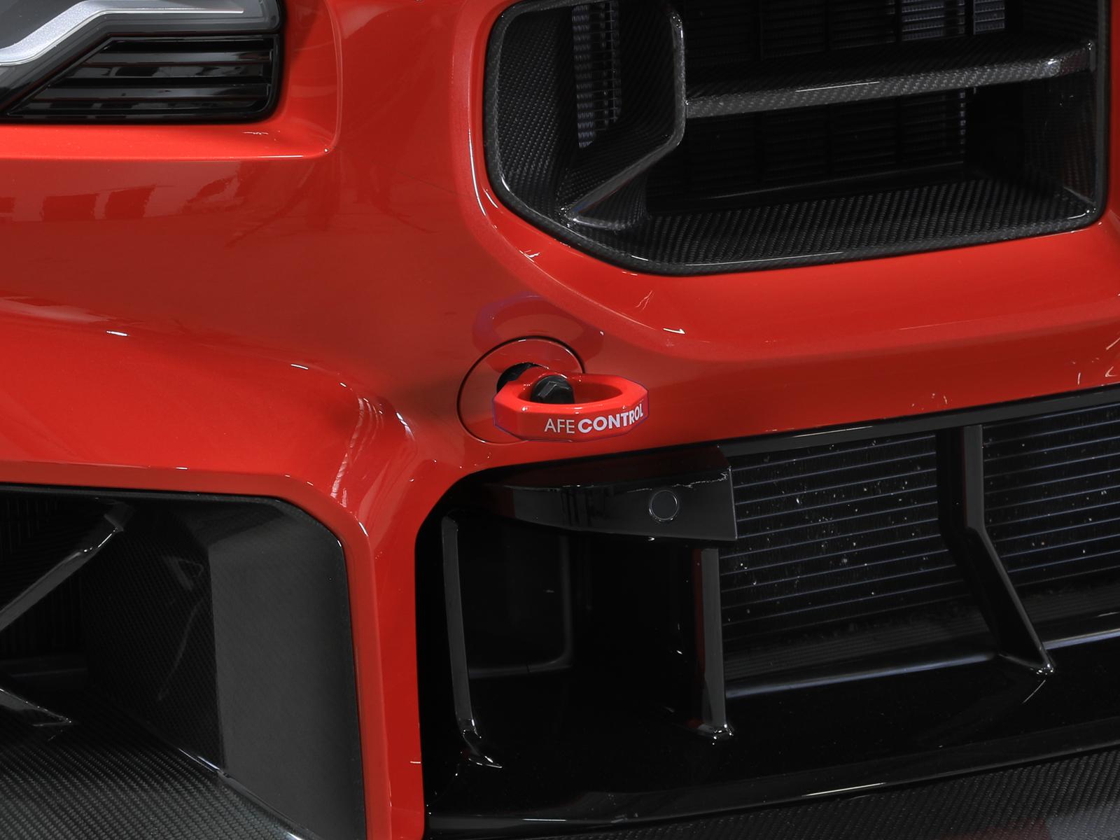 AFE aFe CONTROL Front/Rear Tow Hook Red (2023-2025 M2) - 450-502004-R