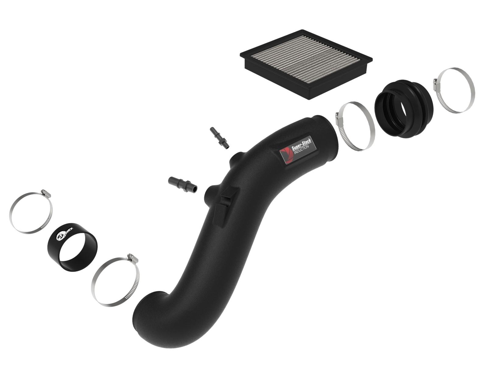 AFE Super Stock Induction System w/ Pro DRY S Filter (2015-2020 F-150) - 55-10011D