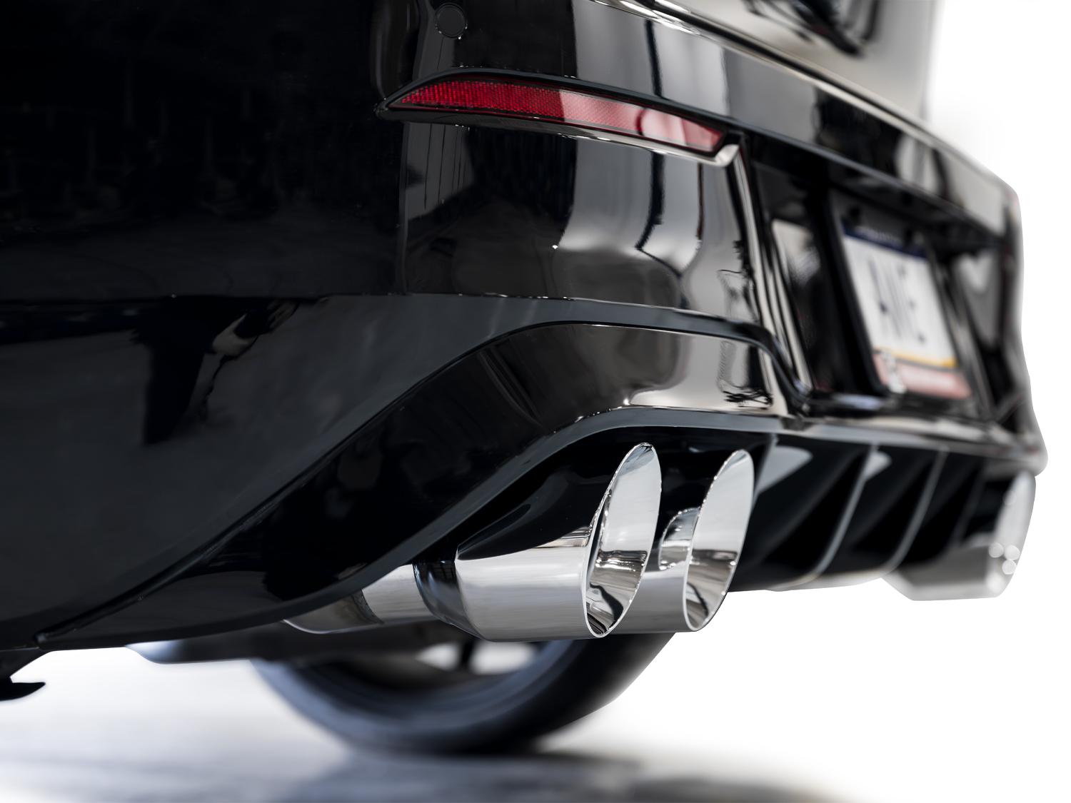 AWE Touring Edition Exhaust for Volkswagen MK8 Golf R - Chrome Silver Tips - 3015-42658