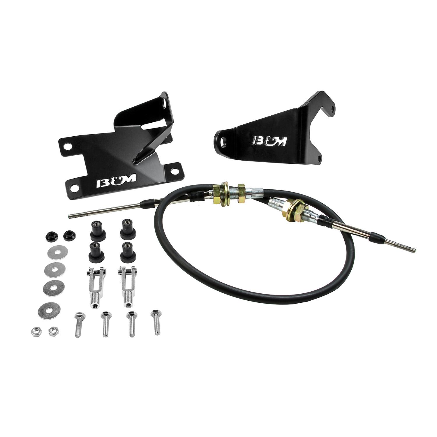 B&M Transfer Case Shift Cable Conversion Kit - 81186