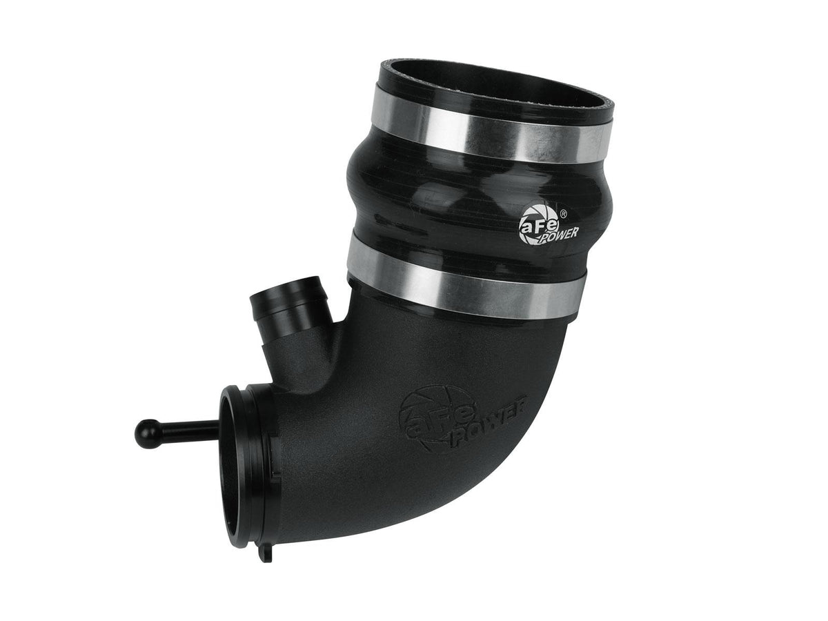 aFe POWER Turbo Inlet Pipes Black (2015-2021 A3, A3, S3, Golf R, GTI, Jetta, Golf) - 59-20004