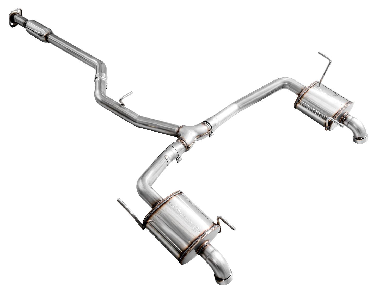 AWE 0FG Exhaust - Dual BashGuards (2020+ Subaru Outback 2.4T) - 3015-38246