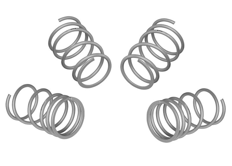 Whiteline Performance Coil Springs Lowered Front/Rear Performance Kit Lowers Vehicle 25MM 02-03 Subaru Whiteline - WSK-SUB001