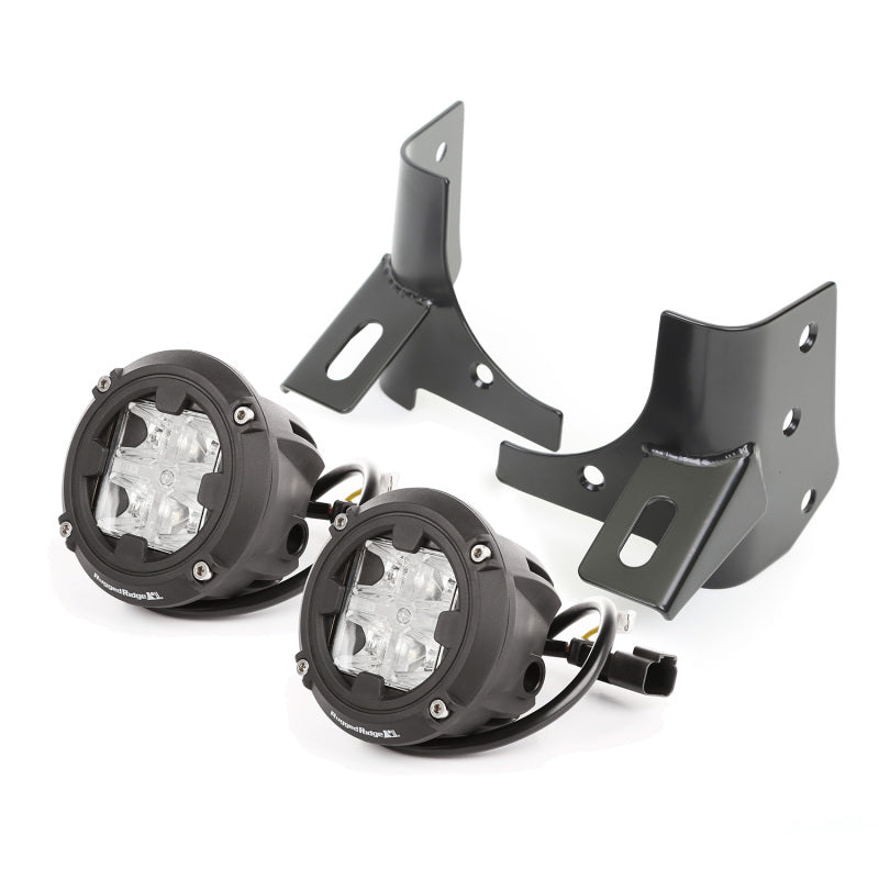 Rugged Ridge Light Kit Windshield Mounted Dual Beam Round; 97-06 Wrangler Tj - 11027.19