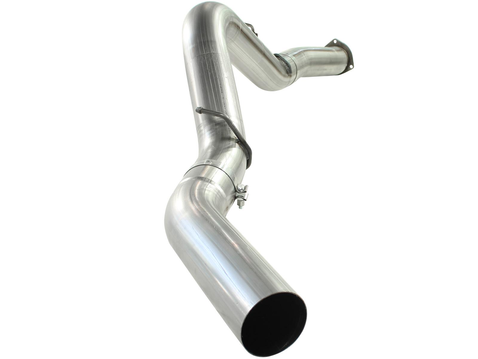 AFE Large Bore-HD 5 IN 409 Stainless Steel DPF-Back Exhaust System (2007-2010 Silverado 2500 HD, Silverado 3500 HD, Sierra 2500 HD, Sierra 3500 HD) - 49-44040