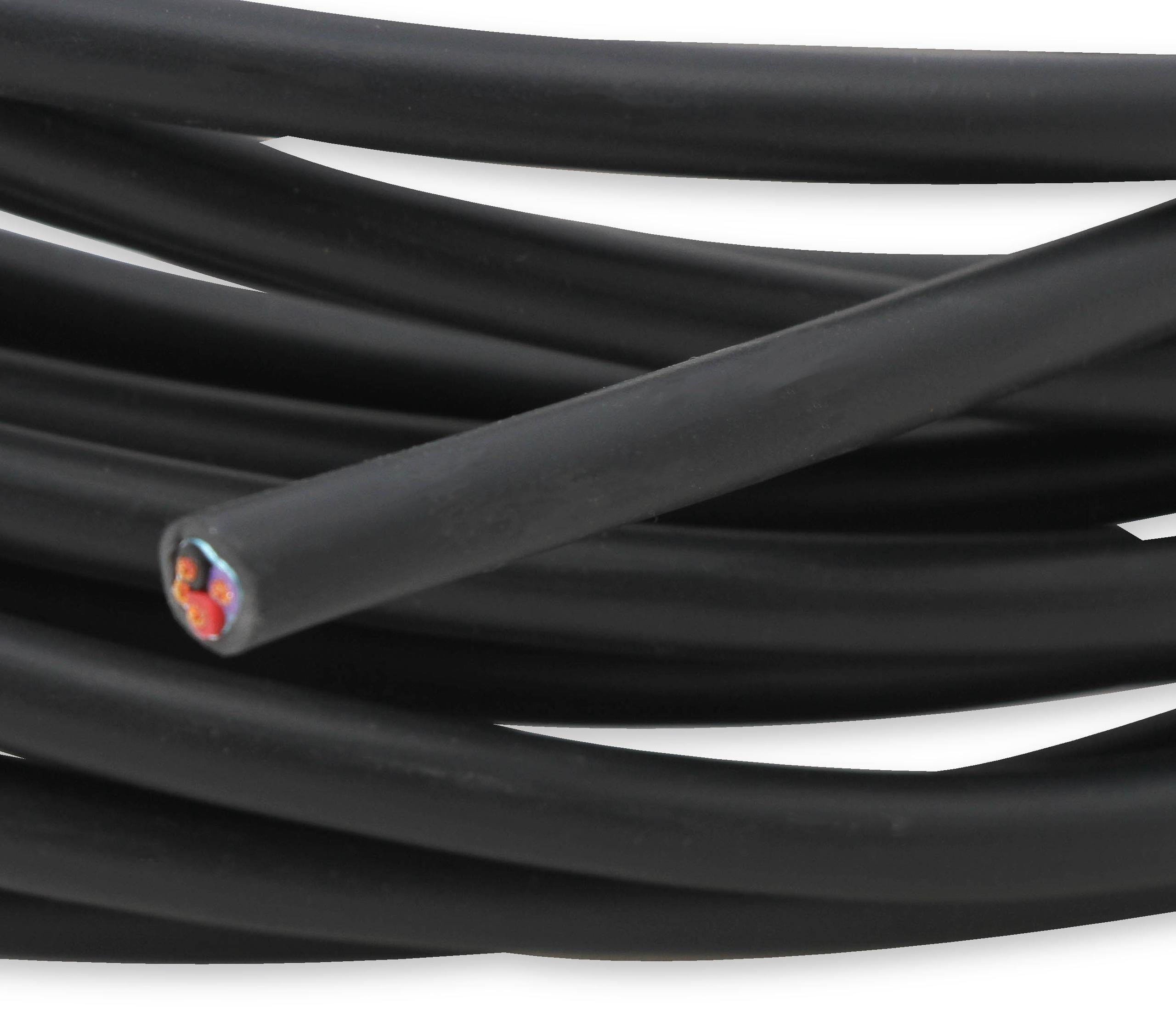 Holley 25FT Shielded Cable, 3 Conductor.  - 572-103