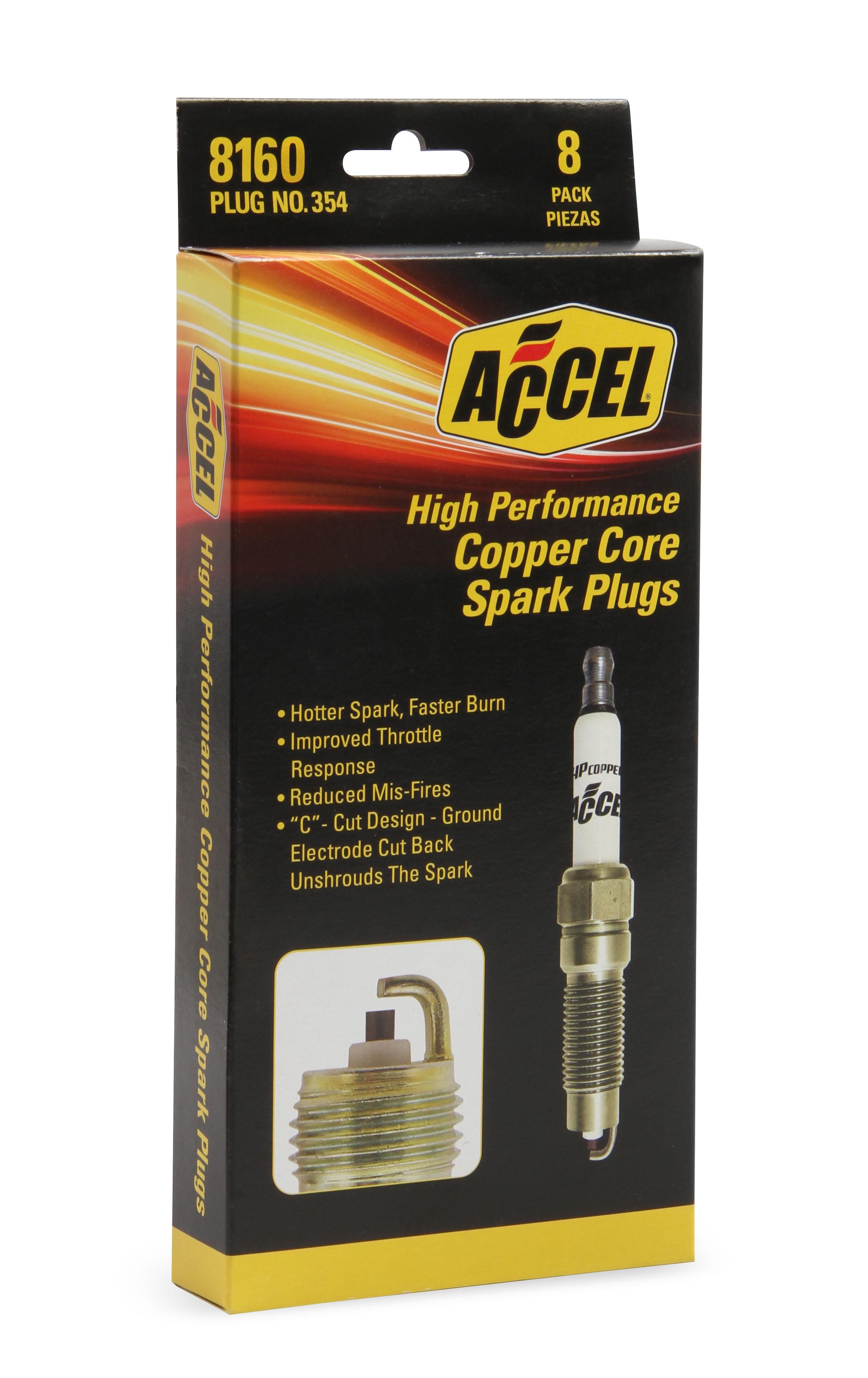 Accel Spark Plug,8Pk Of 346 (2004-2008 F-150,2005-2008 F-250 Super Duty,2005-2008 F-350 Super Duty) - 8160