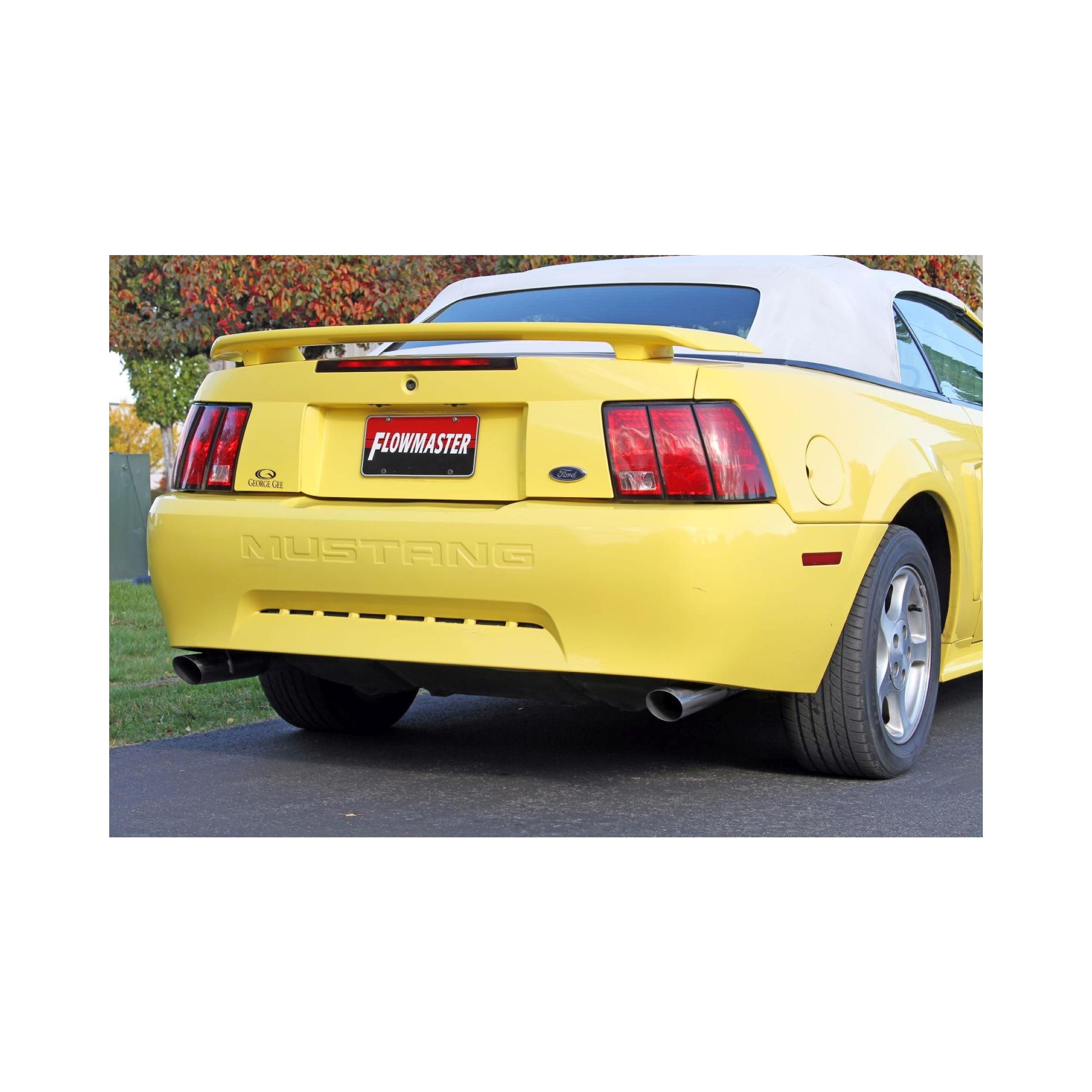 Flowmaster Cat-back System - Dual Rear Exit - Force II - Moderate Sound