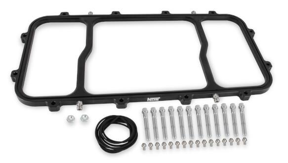 NOS  Dry Nitrous Plate System for Holley LS Hi Ram Intake Manifold - Black. - 05501BNOS